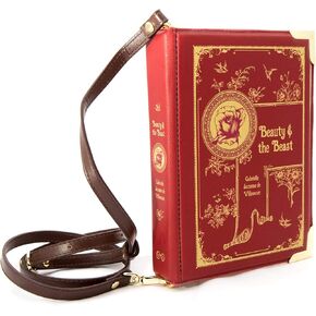 Well Read Beauty and the Beast Small Book Purse - Literary Gift for Readers & Bookworms Co