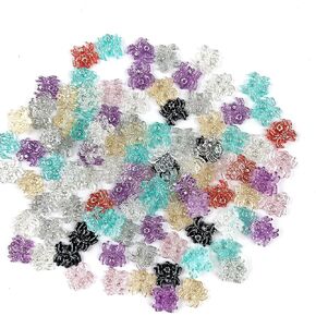 100pc مختلط هالوين راتنجات Spide Spide Flatback لزخارف السكرات زخرفة زخرفة DIY Craft Making Charms 9mm