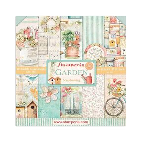 Stamperia Intl Scrapbooking Paper ، حزمة متعددة الألوان 10