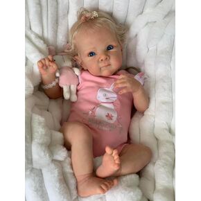 Realistic Newborn Baby Doll Girl 18inch Reborn Baby Dolls Bettie Full Body Vinyl Anatomically Correct Real Life Baby Dolls