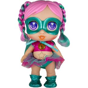 Glitzy Cool - Gabi: Super Power Sun - Reversible Clothes - Magic Light Up Baby Bottle - Lights and Sounds