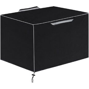 Klmnop Heat Press Cover, Waterproof Dustproof Oxford Fabric, 22" x 18" x 16.5" Protective Cover Fit Most 15 x 15 Heat Press(Black)
