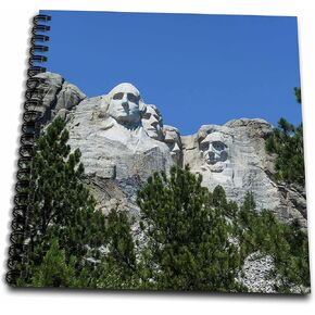 3dRose Mount Rushmore Memory Book, 12" x 12"