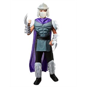 Rubies Boy's Teenage Mutant Ninja Turtles Shredder Deluxe Patume Top مع Cape and Mask