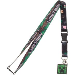 Minecraft Multi-Character ID Badge Holder Lanyard