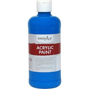 Handy Art Student Acrylic Paint 16 ounce, Fluorescent Blue