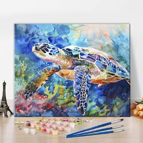 TUMOVO Paint by Numbers Kit for Adults Books Adult Paint by Number with Brushes Concept Day of Knowledge Painting Oil Paint by Numbers DIY Painting Art Crafts for Home 16x20 in