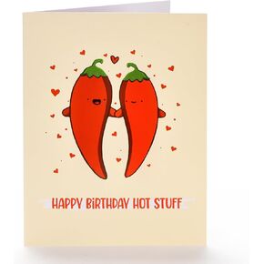 Funny Birthday Card for Men, Sweet Birthday Cards for Husband, Romantic Happy Birthday Card for Boyfriend, Sweetheart Birthday Greeting Love Card Gifts for Him