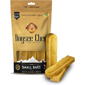 Dogsee Original Himalayan Yak Cheese Dog Chews 1lb (Small - 3 Chews) | Yak Chews for Small Dogs | Dog Chews Rawhide Free | Easily Digestible Dog Treats