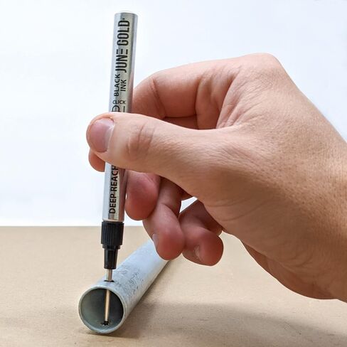 June Gold 2 Black Deep Reach Marker Ink Refill Bottles, 2.5g of Ink Per Dropper in Kuwait