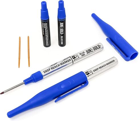 June Gold 2 Black Deep Reach Marker Ink Refill Bottles, 2.5g of Ink Per Dropper in Kuwait