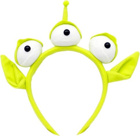 Alien Headband Toy Stretchy Plush Eyeball Headband Three Eye Alien Monster Headband for Halloween Party Cosplay in Kuwait