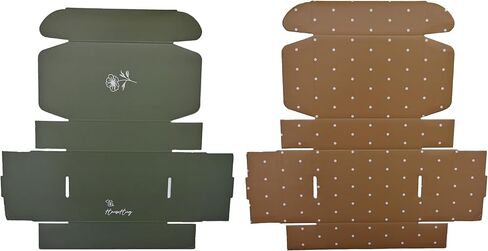 7x5x2 Set of 4 Shipping Mailing Boxes Anti-scratch Coating Small Cardboard Corrugated Box Waterproof coating for Gifts Jewerly Cosmetics Electronics Luxury box Green in Saudi Arabia