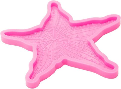 2Pcs Coaster Resin Molds, 4.5'' Seashell & 5.7'' Starfish Coaster Molds Silicone Molds for Resin Epoxy Resin Casting Molds Resin Crafts Mold DIY Agate Coaster, Cup Mats, Bowl Mat, Home Decoration in Saudi Arabia