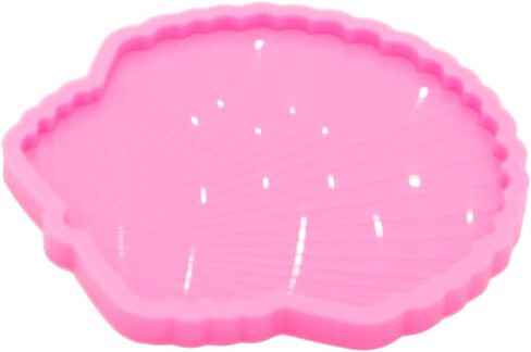 2Pcs Coaster Resin Molds, 4.5'' Seashell & 5.7'' Starfish Coaster Molds Silicone Molds for Resin Epoxy Resin Casting Molds Resin Crafts Mold DIY Agate Coaster, Cup Mats, Bowl Mat, Home Decoration in Saudi Arabia