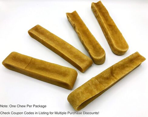 Yak Snak Dog Chews - All Natural Hard Cheese Himalayan Dog Treats - Long Lasting Dog Chews, Made from Yak Milk, Small, Medium. Large & Extra Large Sizes (Large 3-Pack) in Saudi Arabia