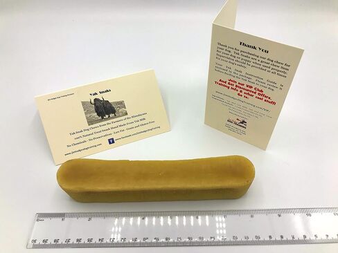 Yak Snak Dog Chews - All Natural Hard Cheese Himalayan Dog Treats - Long Lasting Dog Chews, Made from Yak Milk, Small, Medium. Large & Extra Large Sizes (Large 3-Pack) in Saudi Arabia