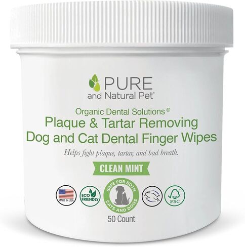 Pure and Natural Pet Organic Dental Solutions USDA Certified Organic Plaque & Tartar Fighting Gel (Clean Mint) 2 oz. in Saudi Arabia