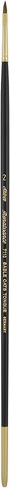 Silver Brush Limited 7110-2 Renaissance Cats Tongue Paintbrush for Oil, Watercolor, Gouache, Inks, Dyes, Fluid, & Flow Acrylic, Size 2, Long Handle in Saudi Arabia