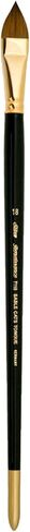 Silver Brush Limited 7110-2 Renaissance Cats Tongue Paintbrush for Oil, Watercolor, Gouache, Inks, Dyes, Fluid, & Flow Acrylic, Size 2, Long Handle in Saudi Arabia