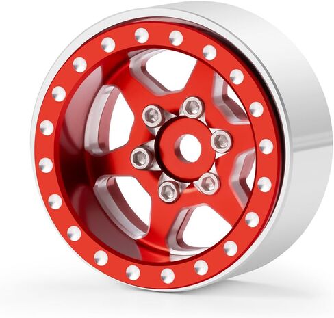 4pcs 1.0 Weadlock Wheel 30mm لـ SCX24 المحوري Gladiator Deadbolt Bronco C10 JLU 1/24 RC Crawlers ترقية (أسود) in Kuwait