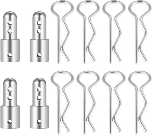Pack of 4 RC Car Body Shell Mount Aluminum Body Post Mounts Car Shell Fixing Holder Mounts with Clips Compatible with MJX Hyper Go 1/14 14210 14209 14301 14302 RC Car Upgrades Parts (Silver) in Kuwait