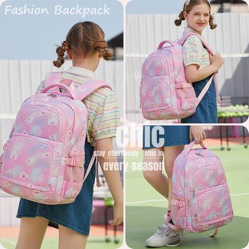 Leaper Stylish Floral Travel Backpack for Women Laptop Backpack Water-Resistant Bookbags College Bags Fits 15.6 Inch Laptop Purple in Kuwait