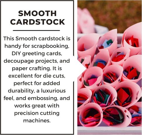 Accent Design Paper Accents Smooth Cardstock 8.5" x 11" Red Devil, 65lb Colored cardstock Paper for Card Making, Scrapbooking, Printing, Quilling and Crafts, 25 Piece Pack in Saudi Arabia