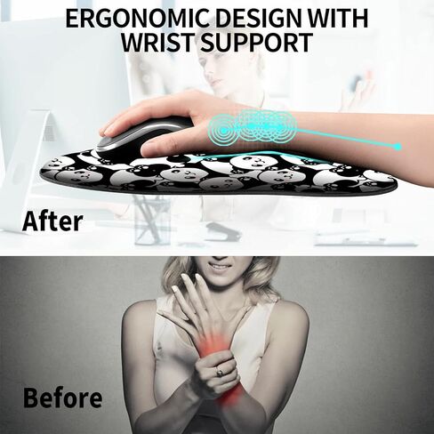 لوحة الماوس مع دعم المعصم سلحفاة نمط النجوم تصميم نمط مريح للألعاب مئوية مع الراحة معصم للكمبيوتر المحمول مكتب المنزل العمل in Kuwait
