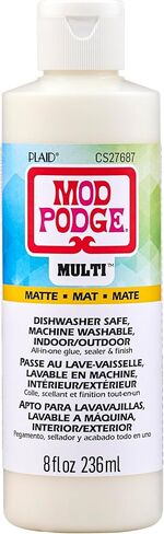 Mod Podge Matte Multi-Surface All-in-One Glue ، Sealer ، and Finish ، مثالي لمشاريع الفنون والحرف الداخلية والخارجية ، CS27687 in Kuwait