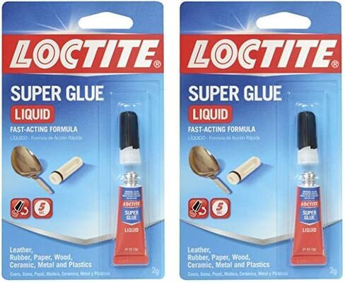 Loctite Super Glue Liquid ، 2 غرام أنبوب ، 1 حزمة - Superglue صافية للبلاستيك ، الخشب ، المعادن ، الحرف ، الإصلاح ، لاصق الغراء الفوري ، الجاف السريع in Kuwait