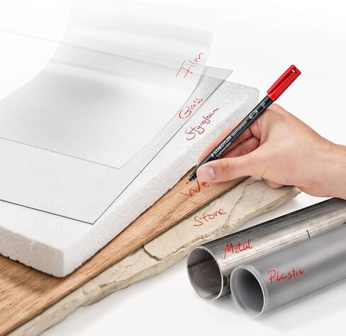 Staedtler 318-WP4 Lumocolor Universal Universal Ambens ، Fine Point ، 0.6 مم ، متنوع ، 4 لكل مجموعة in Kuwait