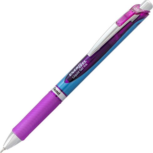 Pentel Energel RTX قلم الحبر الهلام القابل للسحب ، (0.5 مم) ، طرف إبرة ، نقطة دقيقة ، أخضر ، حزمة 2 (BLN75BP2D) in Saudi Arabia