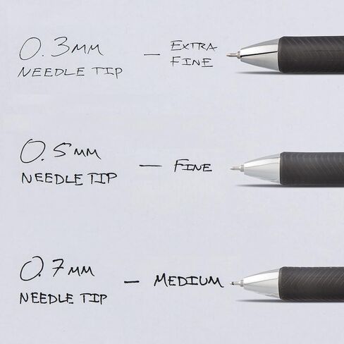 Pentel Energel RTX قلم الحبر الهلام القابل للسحب ، (0.5 مم) ، طرف إبرة ، نقطة دقيقة ، أخضر ، حزمة 2 (BLN75BP2D) in Saudi Arabia