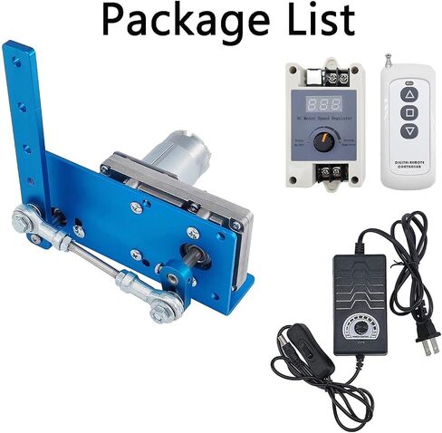 DIY المتبادل المحرك الأرجوحة ، زاوية التأرجح 20-120 درجة السرعة القابلة للتعديل 90 دورة في الدقيقة مع منظم السرعة والتحكم عن بعد in Kuwait