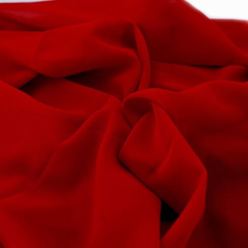 Chiffon Fabric Polyestser Sheer for Bridal Decoration 59“(1 Yard,Black) in Kuwait