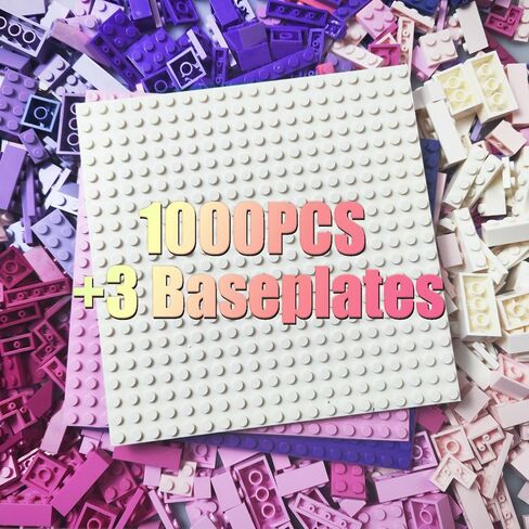 1500 Pieces Building Bricks, Classic Bulk Small Blocks, Classic Building Bricks Set Basic Building Blocks Compatible with All Major Brands(Natural Colors) in Kuwait