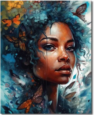 TUMOVO Painting by Number Kits On Canvas, Birds DIY Acrylic Painting Kit, Branch and Flower Paint by Numbers for Adults and Kids Beginner Without Frame for Home Wall Decor Gift 16x20 inch in Saudi Arabia
