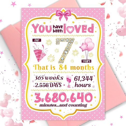 10th Birthday Card TSVATE 10 Year Old Girl Birthday Gifts, Sweet 10 Year Old Birthday Card, Birthday Gifts for 10 Year Old Girls Daughter Niece Granddaughter Sister, 10th Birthday Decorations for Girl in Saudi Arabia