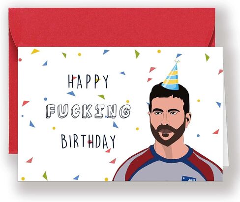 بطاقة عيد ميلاد أرنب سيئة روح الدعابة ، بطاقة المعايدة المشاغب Bday ، بطاقة عيد ميلاد سعيدة جميلة له لها لها in Kuwait