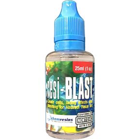 resi-Blast Resin Art Dispersion Media (0.8oz/ 25mL); Produces Instant Cell Formation in Resin Art; Mix Into Resin; Single Part Polymeric Liquid; Designed to use with MasterCast Resin