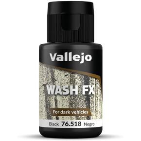 Vallejo - Wash FX |Off-Grey 35 ml. (1.18 fl.oz.) | Designed for Grey & Dark Vehicles | Visual Realism for your Projects | Brush or Airbrush Use