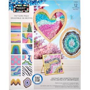 FRAGMENT EFFECTS, Abstract Pattern Pack, for Glass Chip Crafting Projects, 12 Designs