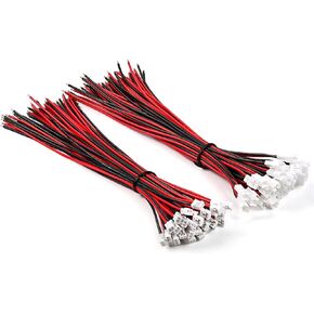 Chanzon 30 Pairs Jst PH 2.0 mm 22AWG 2Pin Pitch Plug Connector for UL1007 Tinned Copper Wire for Battery H67 H36 Blade Inductrix E010 E013