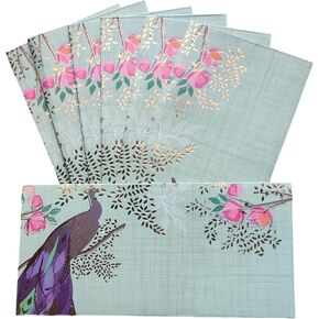 Jhintemetic® - Pack of 10 Colourful Designer Shagun Lifafa/Money Gift Envelope Digitally Printed for Gifting Money on Wedding, Birthday & Any Other Occasion D-011