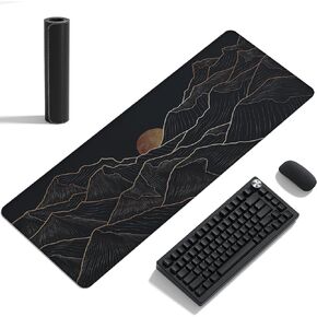 Womier Mouse Pad Maming لوحة مكتب كبيرة ، حصيرة مكتب لوحة مفاتيح قابلة للغسل ، فأر أنيمي مع قاعدة مطاطية مضادة للانزلاق ، الماوس الكبير للمكتب والمنزل (35.4x15.7x0.12 بوصة)