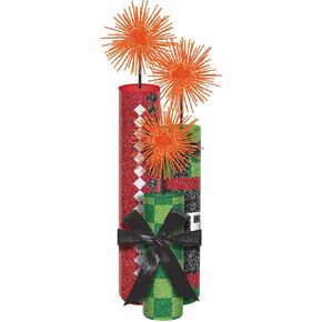 Foam & Plastic Pixel Party Dynamite Centerpiece (13" x 4") - 1 Pack - Festive Decor For Birthdays, Celebrations & Events