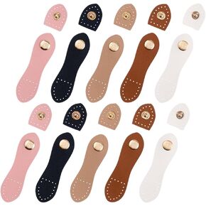 GSHLLO 10 مجموعات بوابا الابازيم الجلود الجلدية وإغلاق الأزرار. in Kuwait