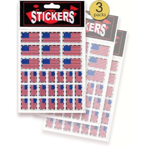 American Flag Stickers Small Patriotic Stickers USA Stickers America Stickers American Stickers Sparkly Stickers USA Flag Stickers USA Sticker US Flag Stickers Patriotic Stickers 3 Sht (90 Pc)