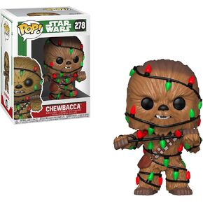 Funko Pop Star Wars: Holiday - Chewie with Lights Collectible Figure, Multicolor